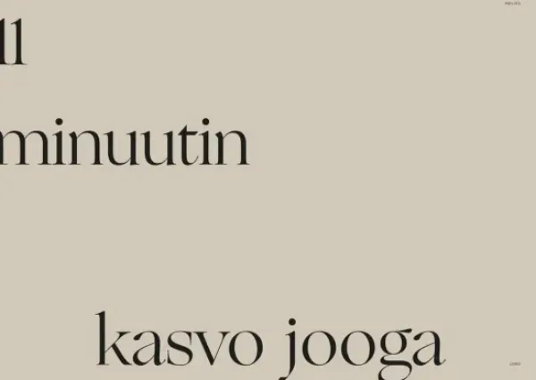 Cozy Publishing 11 minuutin kasvojooga -kirja