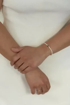 Joyem Aina rannekoru, valkoinen/hopea