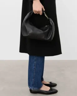 Flattered Amanda shoulder bag leather, black