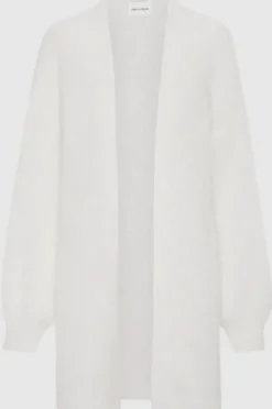 Americandreams - Lee midi mohairneuletakki, white