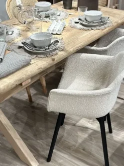 Olsson & Jensen Andy bouclé tuoli, off-white