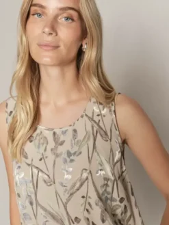 Mos Mosh Astrid Brooks toppi, feather gray