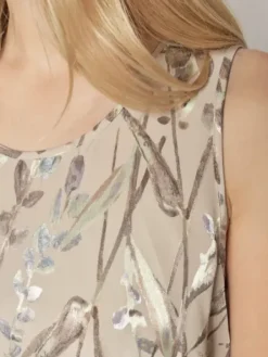 Mos Mosh Astrid Brooks toppi, feather gray