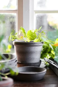 Bergs Potter - ruukku Parade RAW Grey, Ø 13 cm