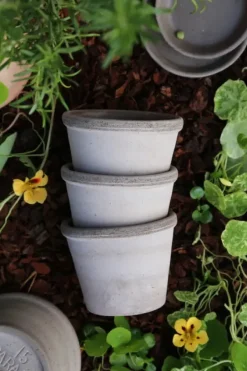 Bergs Potter - ruukku Parade RAW Grey, Ø15 cm