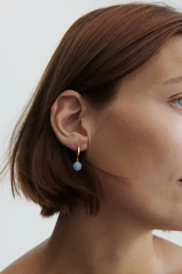 Pernille Corydon Blue Sky korvakorut, kulta