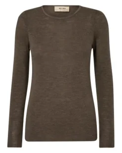 Mos Mosh Bouch pitkähih trikoopaita villaa, chocolate chip