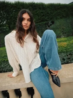 Mos Mosh Britze paitapusero, ecru