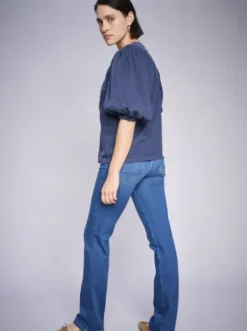 Mos Mosh Carla Naomi Deluxe Jeans, mid blue
