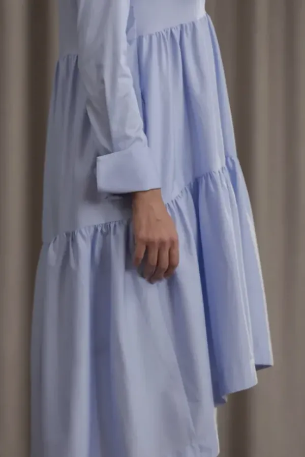 Original Story Clarette pitkähihainen mekko, light blue