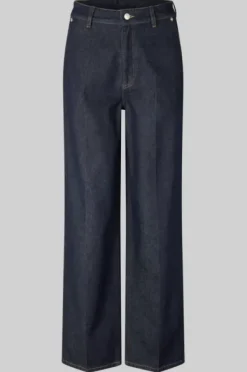 Second Female Columbus New Denim Trousers, dark blue denim
