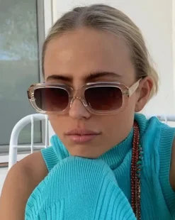 Corlin Eyewear Corlin - Casena aurinkolasit, champagne - gradual brown