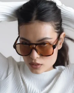 Corlin Eyewear Corlin - Gelo aurinkolasit, tortoise - cinnamon