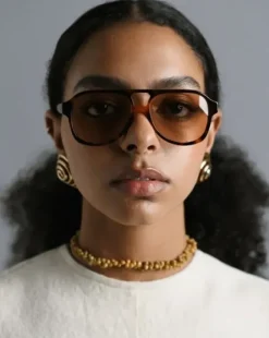 Corlin Eyewear Corlin - Gelo aurinkolasit, tortoise - cinnamon