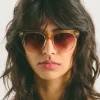Corlin Eyewear Corlin - Monza aurinkolasit, champagne - gradual brown