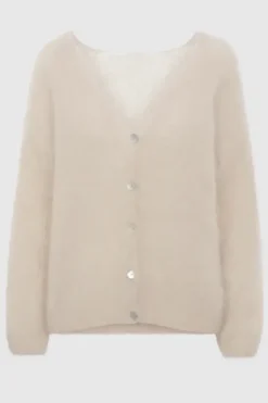 Americandreams Cornelia mohairneuletakki, beige