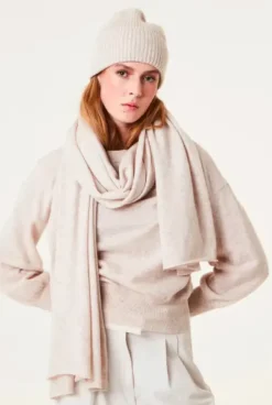 Cafe Latte Davida - iso cashmerehuivi, light beige