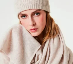 Cafe Latte Davida - iso cashmerehuivi, light beige