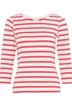 Part Two Emel t-paita, bittersweet and white stripe