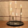 ENO studio - MULTI CANDLE PIN kynttilänjalka, musta