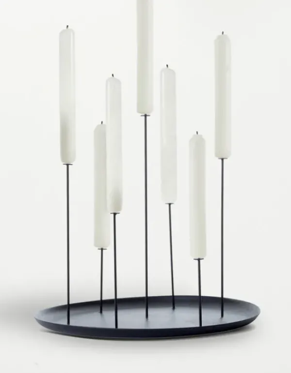 ENO studio - MULTI CANDLE PIN kynttilänjalka, musta