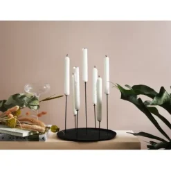 ENO studio - MULTI CANDLE PIN kynttilänjalka, musta