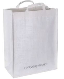 Everyday Design - Helsinki juuttikassi, luonnonvalkoinen