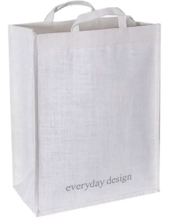 Everyday Design - Helsinki juuttikassi, luonnonvalkoinen