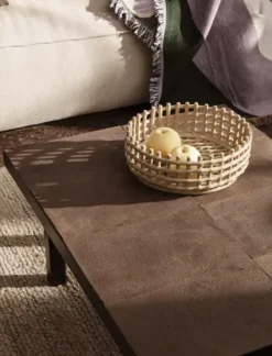 Cafe Latte Ferm Living - Flod sohvapöytä, Mocha/Black