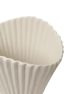 Cafe Latte Ferm Living - Fountain vaasi, off-white