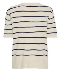 Mos Mosh Finlo Paper lyhythihainen neule, ecru