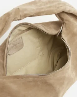 Flattered - Alva shoulder bag, suede sand