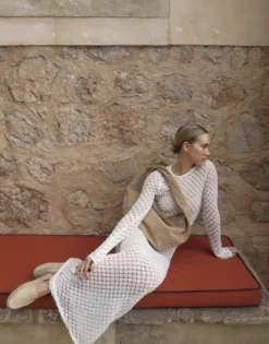 Flattered - Alva shoulder bag, suede sand