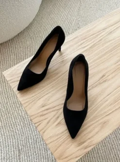 Flattered - Charlie Suede korkkarit, musta