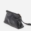 Flattered - Clay Mini Clutch handbag, Patent black