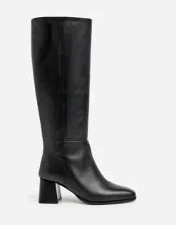 Flattered - Colette nahkasaappaat, musta