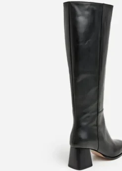 Flattered - Colette nahkasaappaat, musta