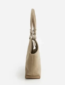 Flattered - Dilba Mini Tote Bag Suede Sand