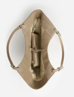 Flattered - Dilba Mini Tote Bag Suede Sand