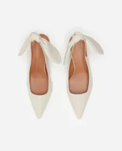 Flattered - Franchesca Bow korkokengät, creme