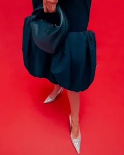 Flattered - Franchesca Glitter Textile Silver