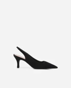 Flattered - Franchesca Suede korkokengät, musta