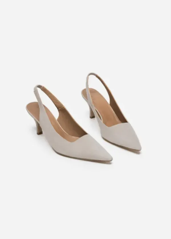 Flattered - Franchesca Suede korkokengät, sand