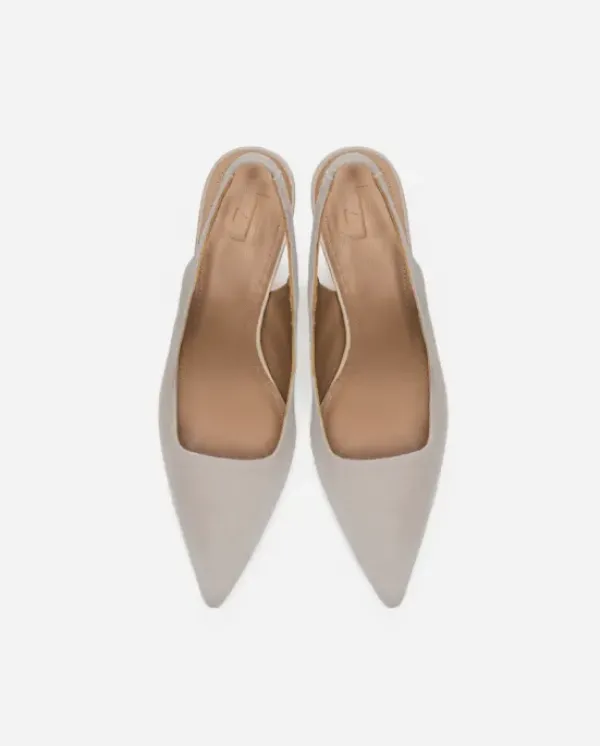 Flattered - Franchesca Suede korkokengät, sand