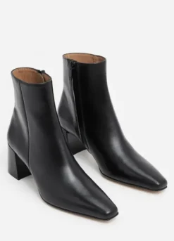 Flattered - Gill nilkkurit nahkaa, musta