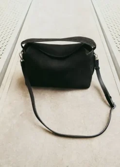 Flattered - Helia handbag, suede black