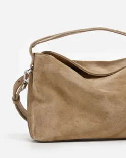 Flattered - Hera handbag, suede sand