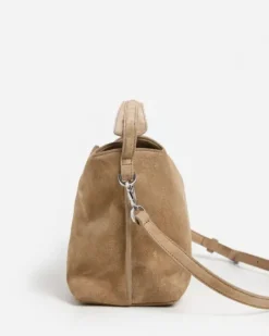 Flattered - Hera handbag, suede sand