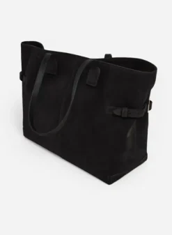 Flattered - Lesley tote bag, suede black