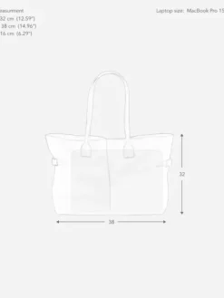 Flattered - Lesley tote bag, suede black